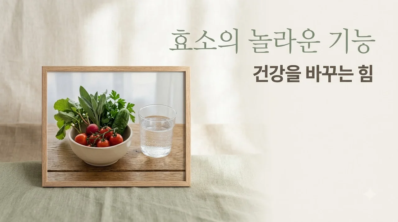 효소의기능 5가지 핵심 효능과 부족할 때 나타나는 증상 총정리