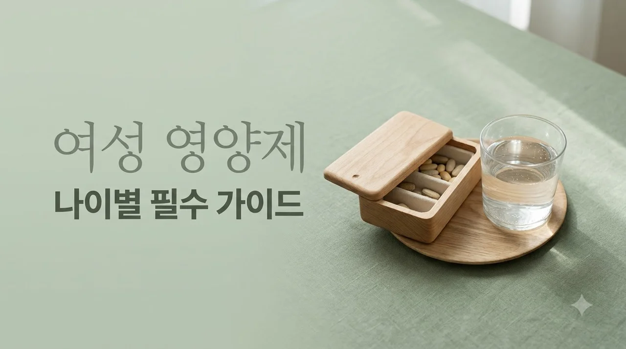 여성종합영양제 추천 및 고르는 법 | 20대부터 50대까지 나이별 필수 성분