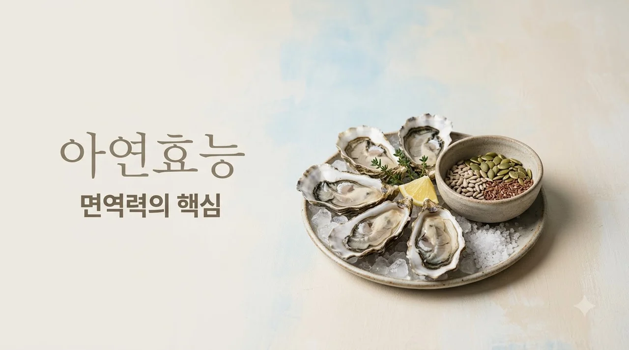 아연효능 면역력과 피부 건강을 위한 하루 권장량 및 주의사항
