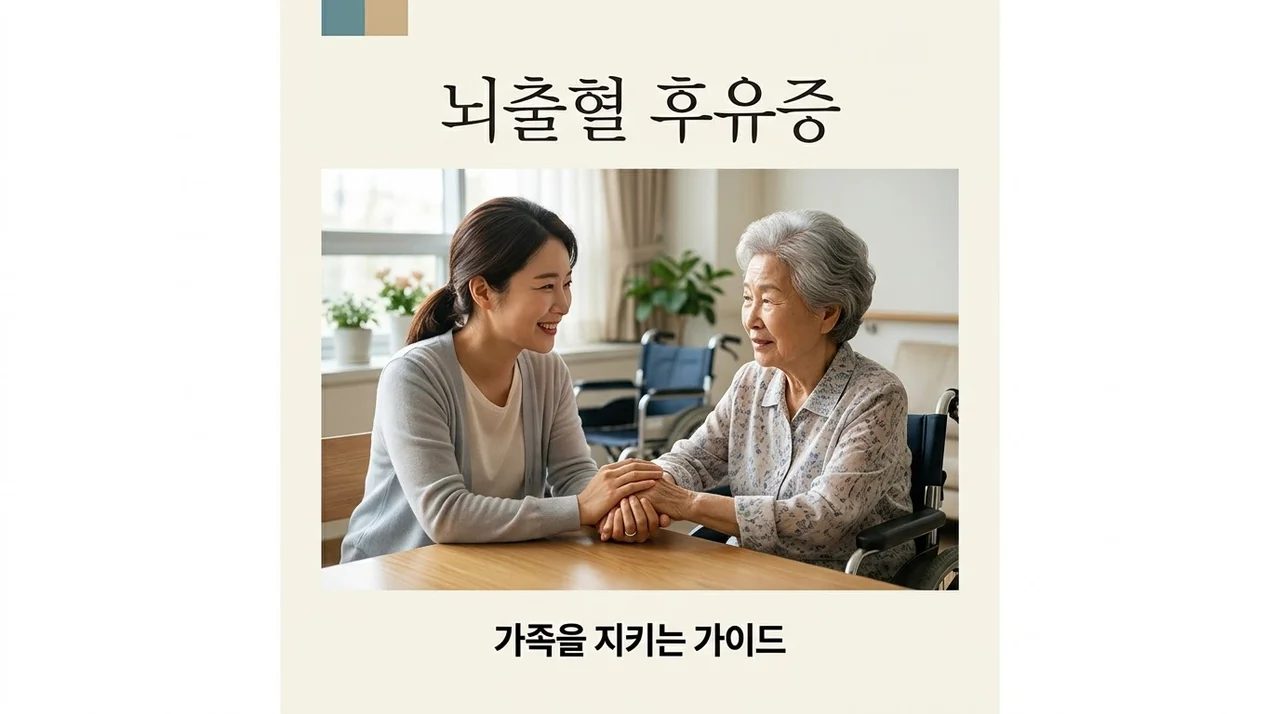 뇌출혈 후유증 정보 핵심 4가지와 골든타임 재활 가이드