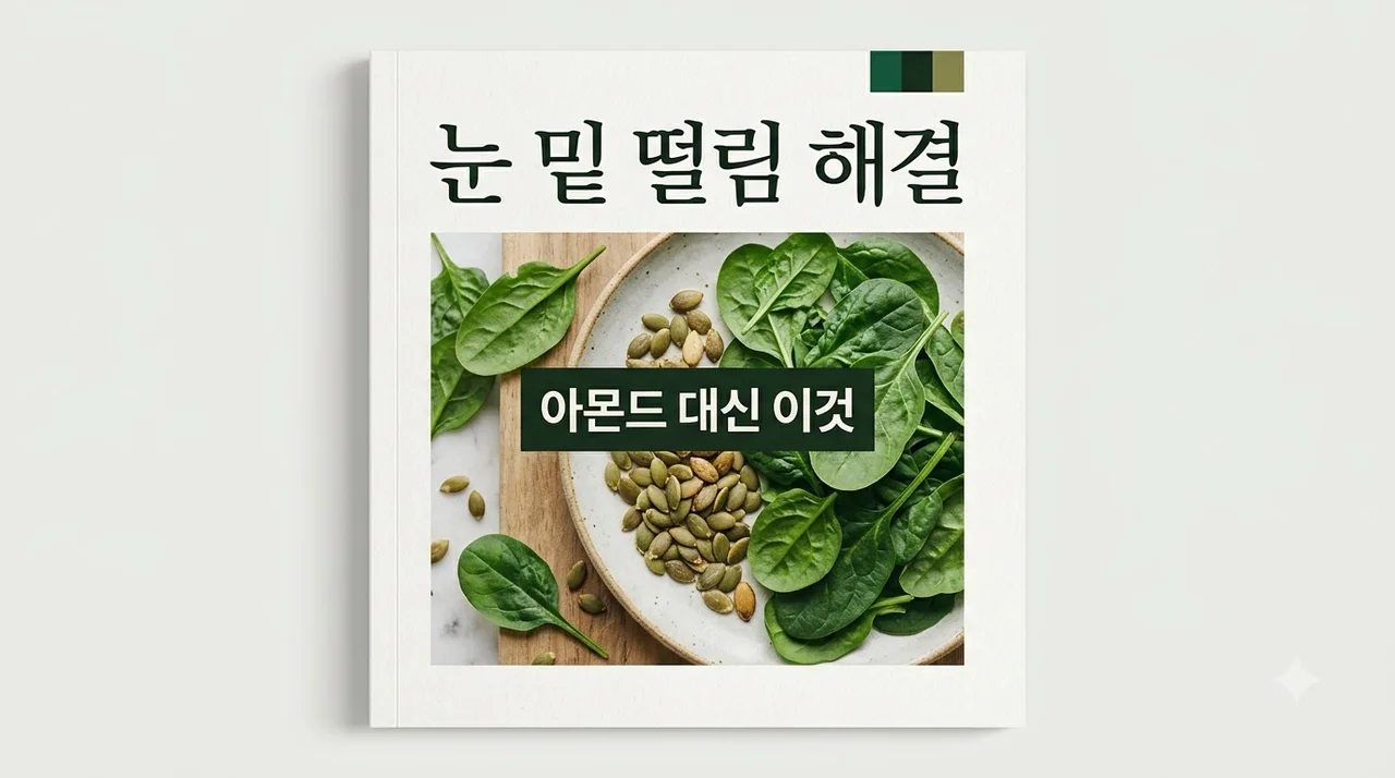눈 밑 떨림 마그네슘 부족 해결법, 아몬드보다 뛰어난 음식 3가지
