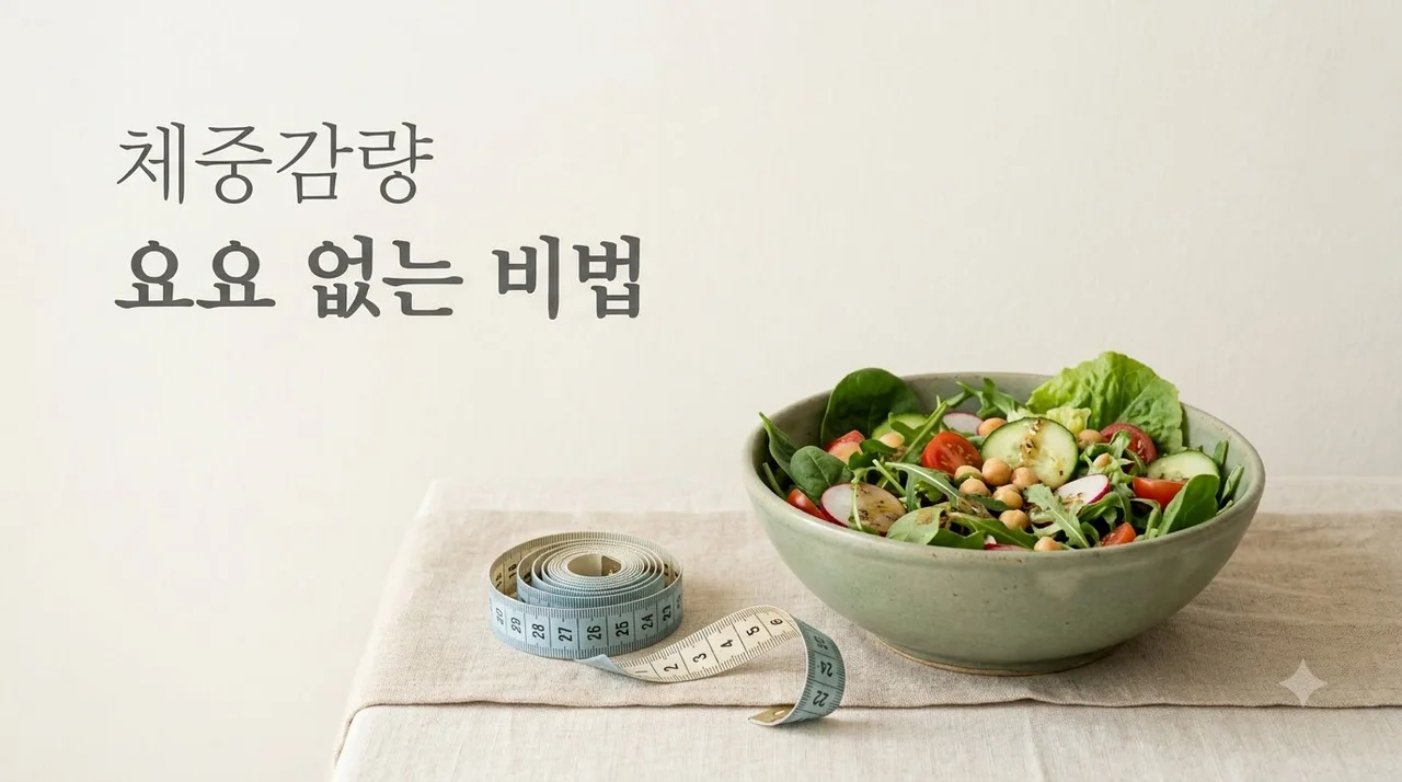 체중감량 성공하는 식단과 운동법: 요요 없는 건강한 다이어트 핵심 정리