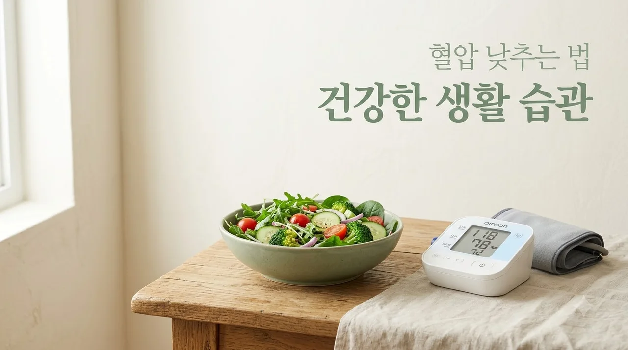 혈압낮추는법 7가지 생활 습관과 식단 관리 핵심 가이드