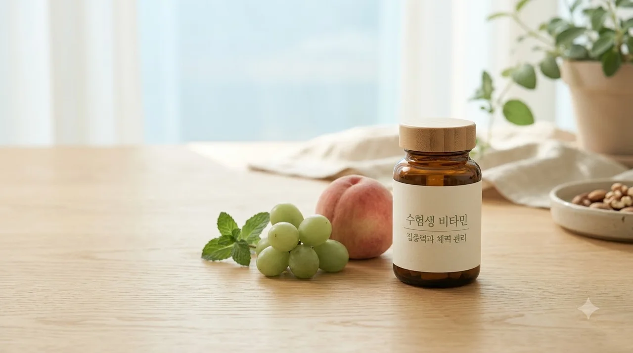 수험생비타민 추천 성분 3가지와 피로 회복을 위한 복용 가이드