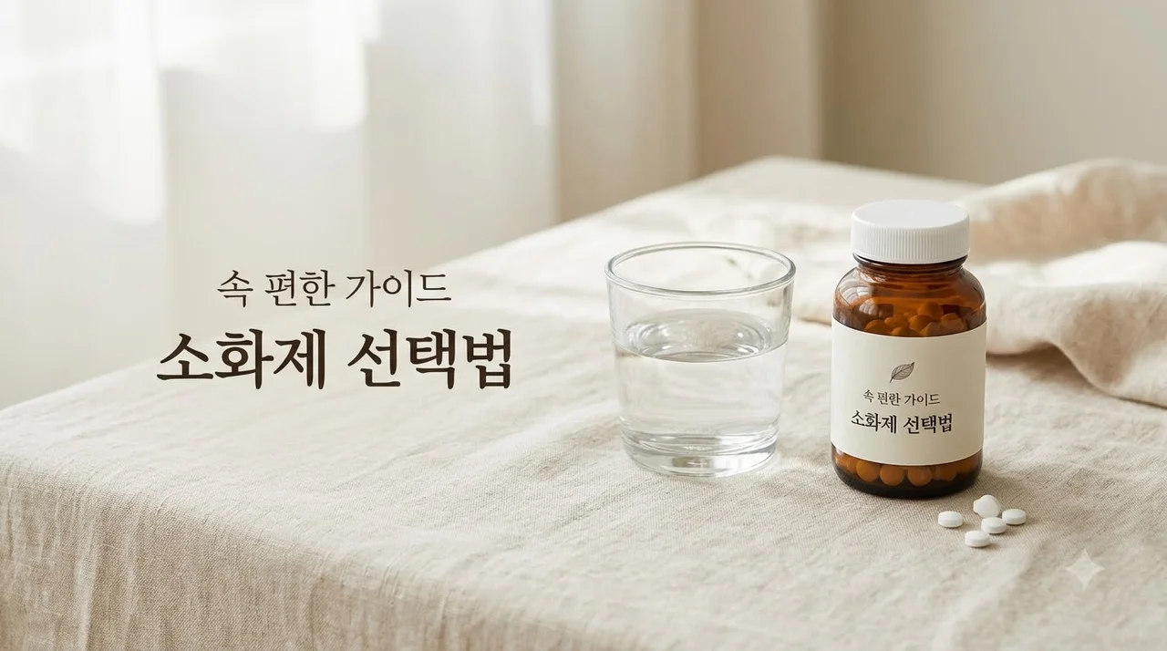 소화제 증상별 맞춤 선택법 및 편의점 약국 제품 차이 총정리