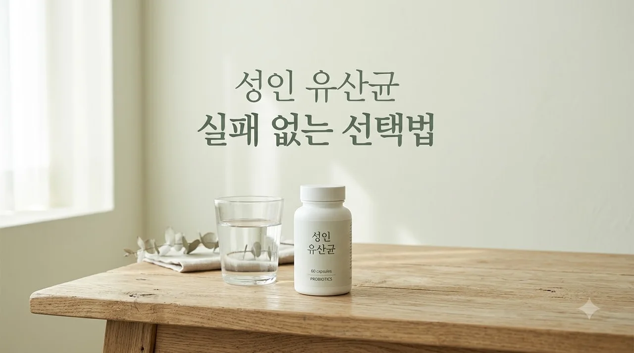 성인유산균추천 제품 고르는 기준과 2026년 인기 순위 가이드