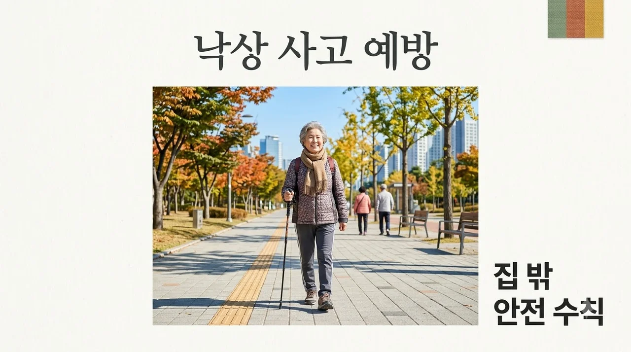 낙상 예방 방법 집 밖 사고 방지하는 장소별 7가지 실전 수칙
