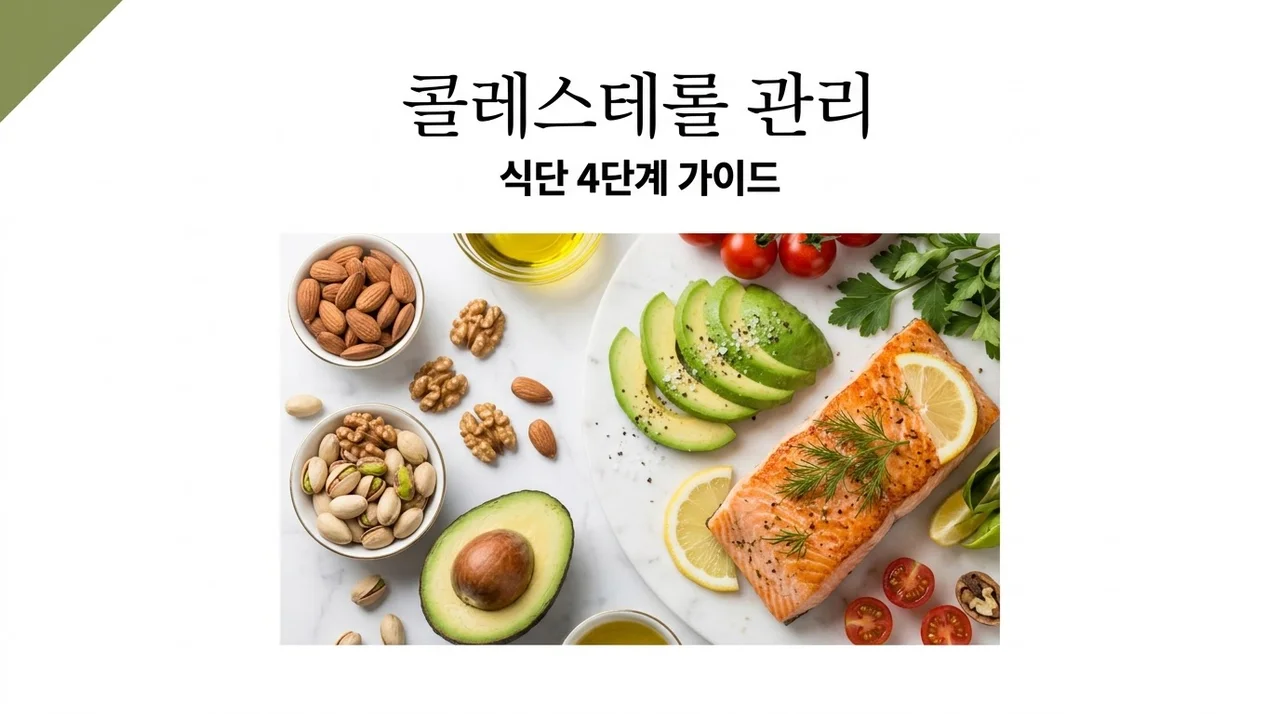 콜레스테롤 낮추는 방법 4가지 식습관과 꼭 피해야 할 음식 정리