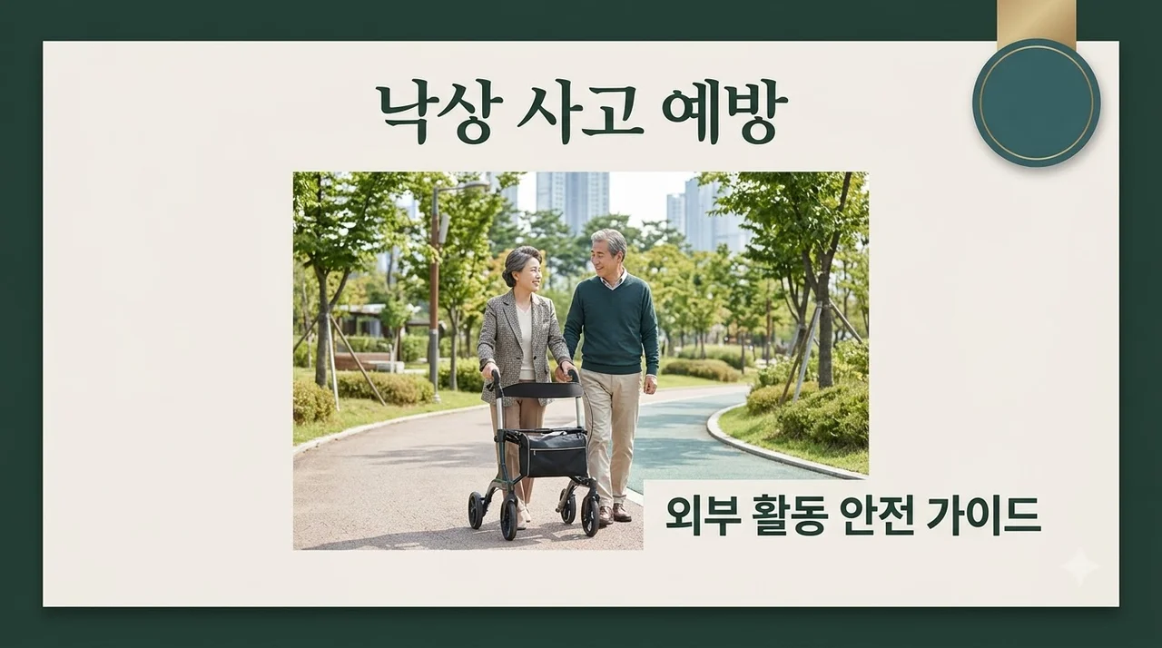 낙상 예방 집 밖에서도 안전하게! 장소별 사고 방지 꿀팁 7가지
