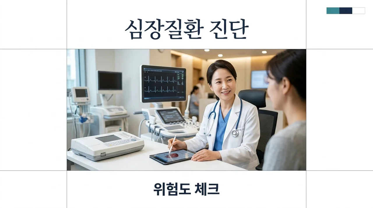 관상동맥 질환 진단 방법과 초기 증상 및 위험도 자가 체크리스트